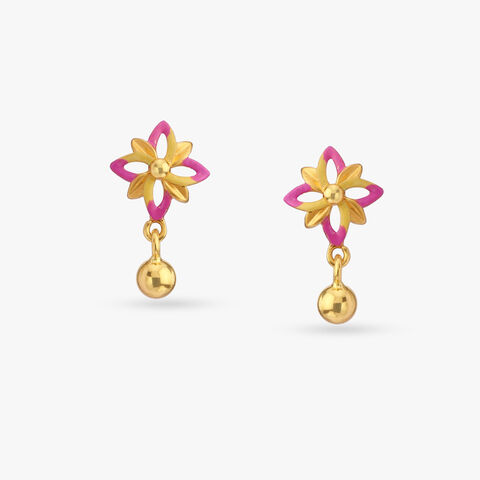 Pretty Pink Drop Earrings