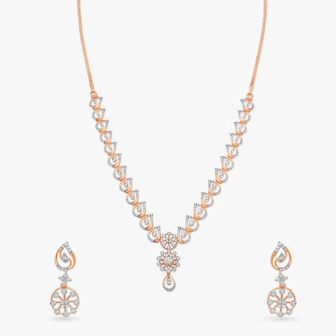 Garden of Eden Diamond Necklace Set