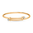 Mamma Mia 14 KT Yellow Gold Glow of Love  Bangle for Kids,,hi-res image number null