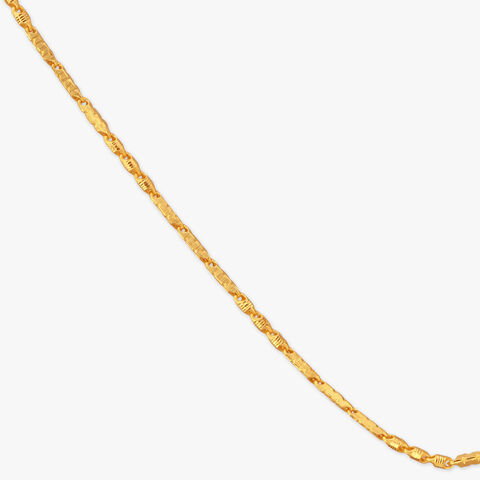 Diagonal Cut Link Chain for Men