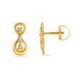 Charming Small Gold Drop Earrings for Kids,,hi-res image number null