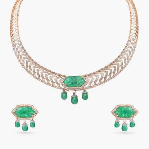Verdant Grandeur Necklace Set