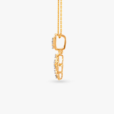 Celestial Cross Diamond Pendant