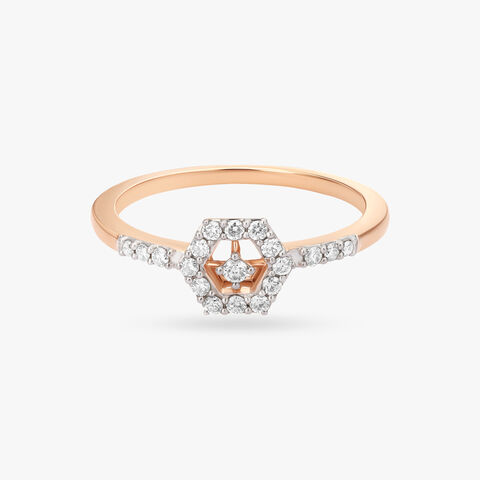 Precious Vows Enclave Diamond Engagement Finger Ring
