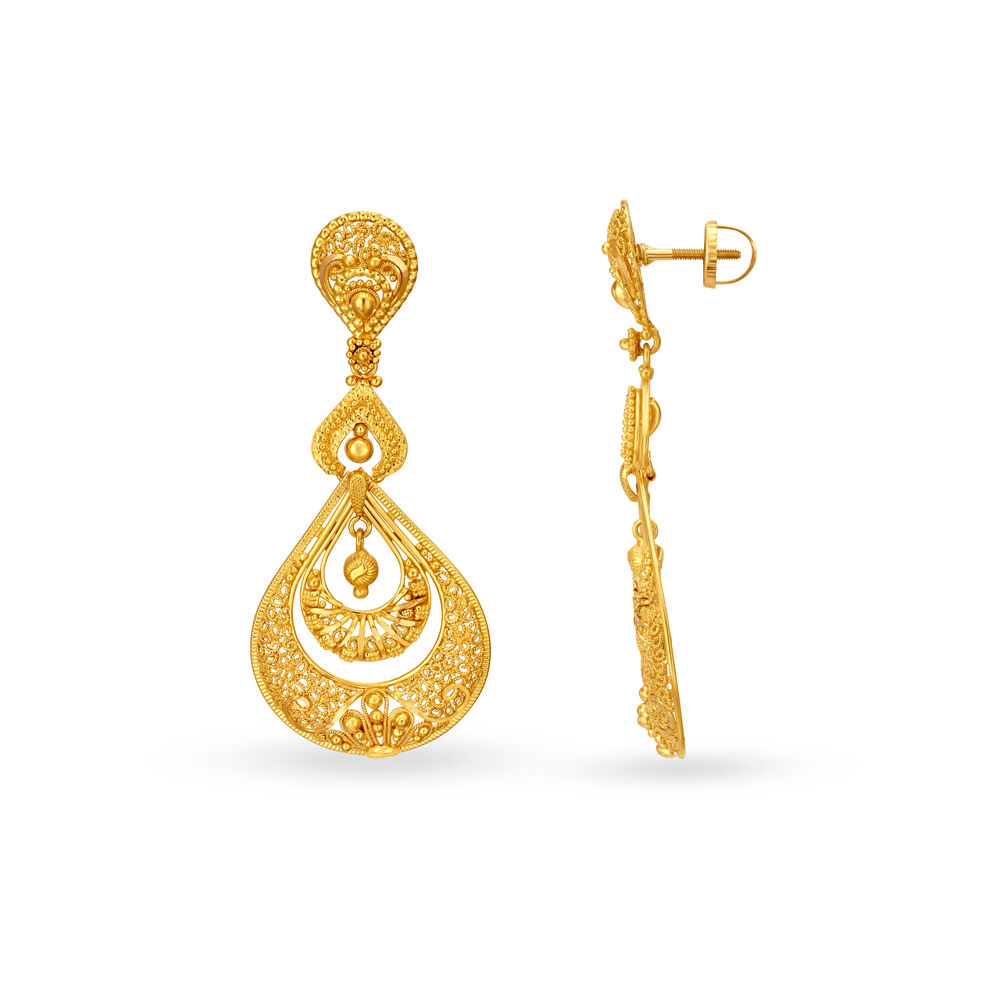 Chandbali gold clearance tanishq