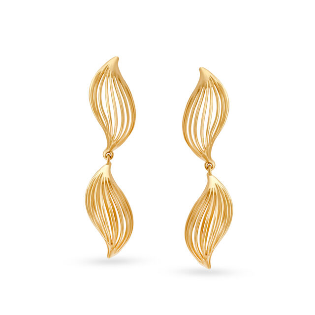 Alluring Gold Chandelier Drop Earrings,,hi-res image number null