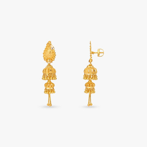 Paisley Jhumka Earrings