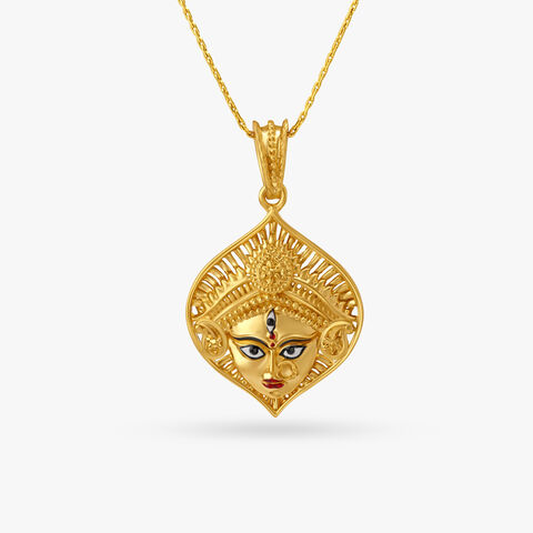 Glistening Gold Pendant