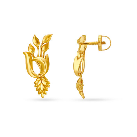 Ethereal Contemporary Drop Earrings