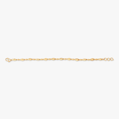 Oval Link Gold Bracelet