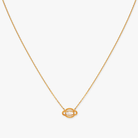 Simple Stately Pendant with Chain