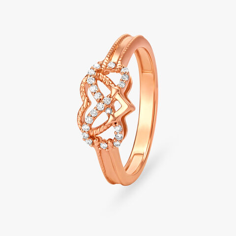 Abstract Diamond Ring