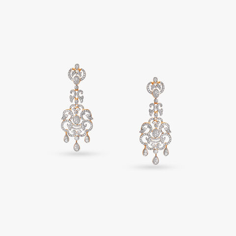 Regal Chandelier Diamond Chandelier Earrings