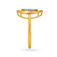 Appealing 18 Karat Gold Circular Ring,,hi-res image number null