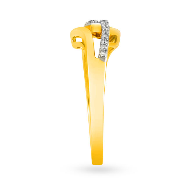 Charming Curvy Diamond Ring,,hi-res image number null