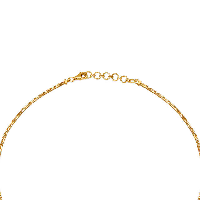 Charming Contemporary Gold and Diamond Necklace,,hi-res image number null