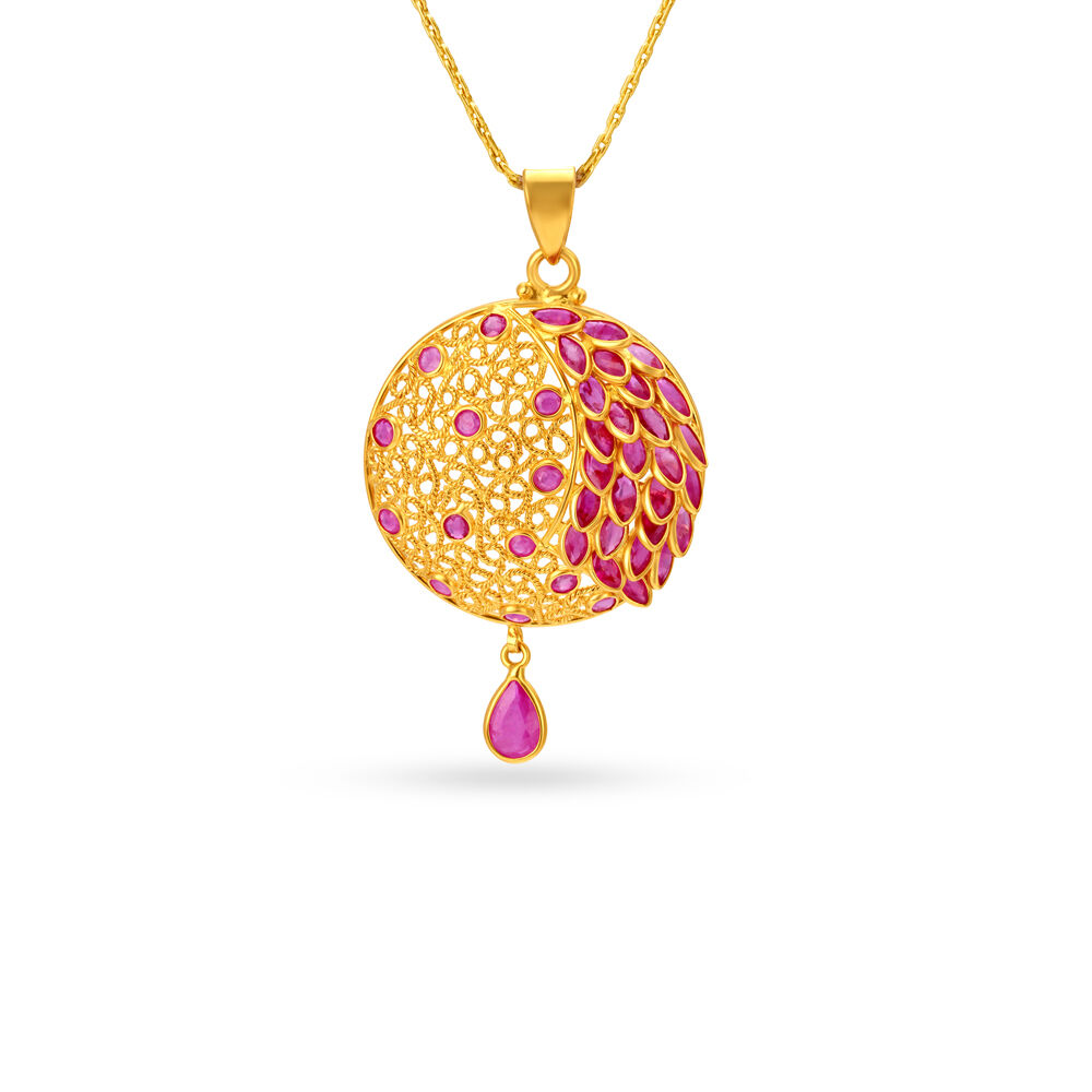Ruby necklace clearance malabar gold
