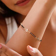 Mia Sutra DIY with Clove Shape Motif Multiple Stacking Charm Bracelet,,hi-res image number null