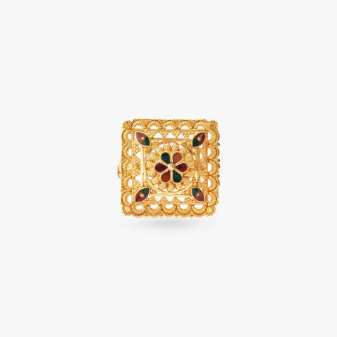 Royal Mosaic Gold Ring