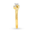 Charming Three Stone Diamond Finger Ring,,hi-res image number null