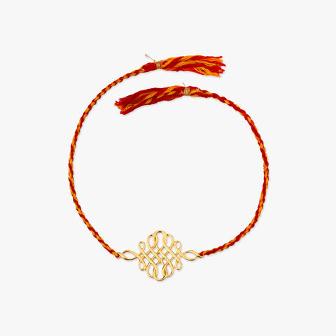 Timeless Weave Silver Rakhi