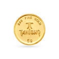 5 gram 24 Karat Gold Coin with Lakshmi Motif,,hi-res image number null