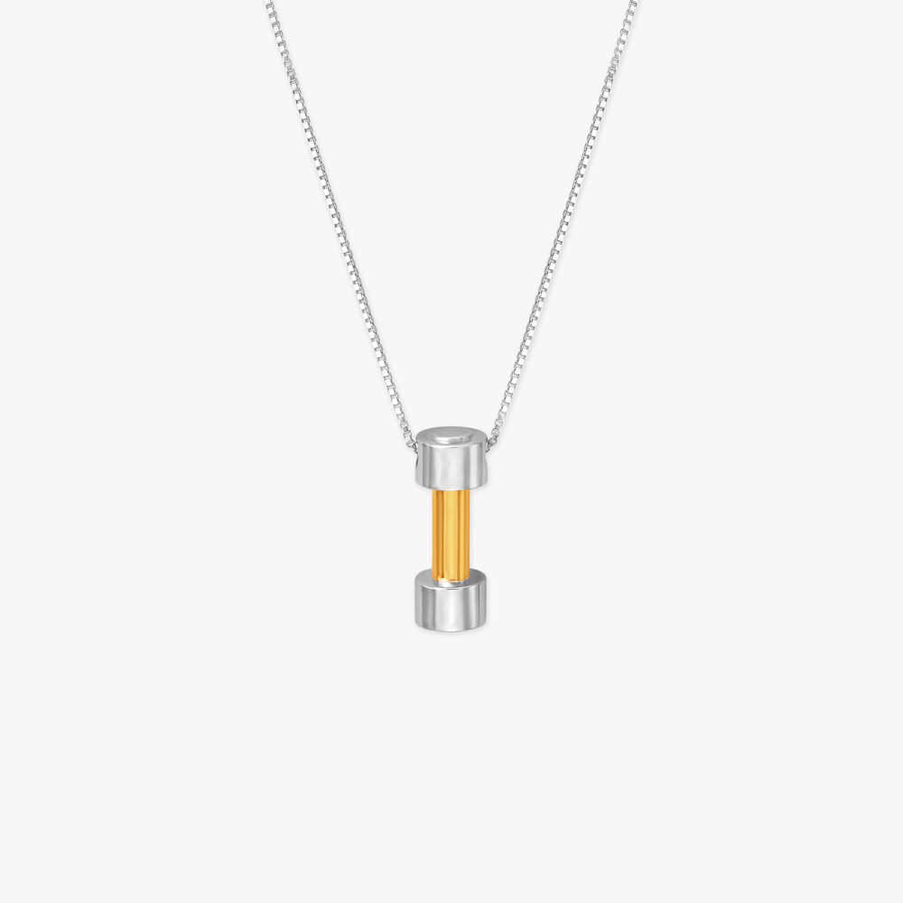 Silver pendant shop for mens tanishq