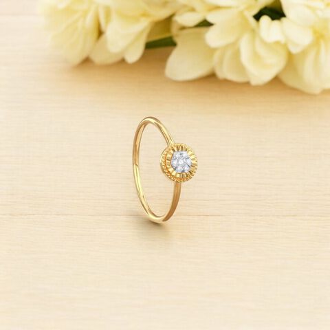 Floral Whispers Diamond Ring