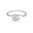 Hypnotic White Platinum Finger Ring,,hi-res image number null