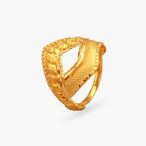 Bold Vista Gold Finger Ring