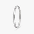 Bold Platinum Bangle for Men,,hi-res image number null
