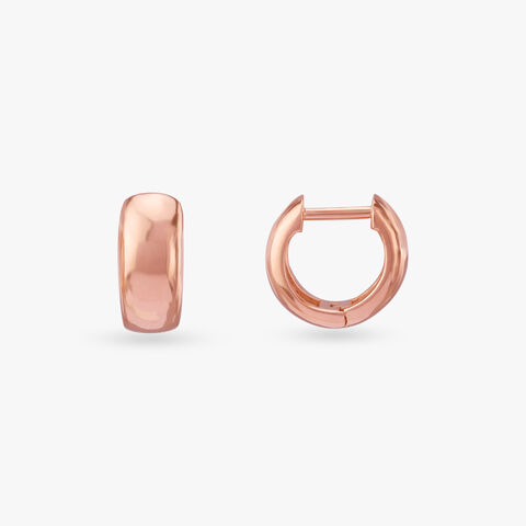 Blush Boldness Gold Hoop Earrings