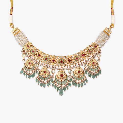 Celestial Arcade Gold Necklace Set