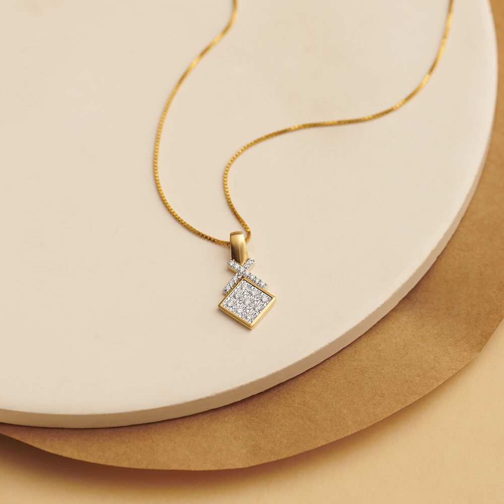 Diamond pendant necklace tanishq on sale