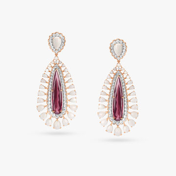 Crimson Ravine Drop Earrings