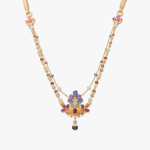 Petal Lightfall Gold Necklace Set