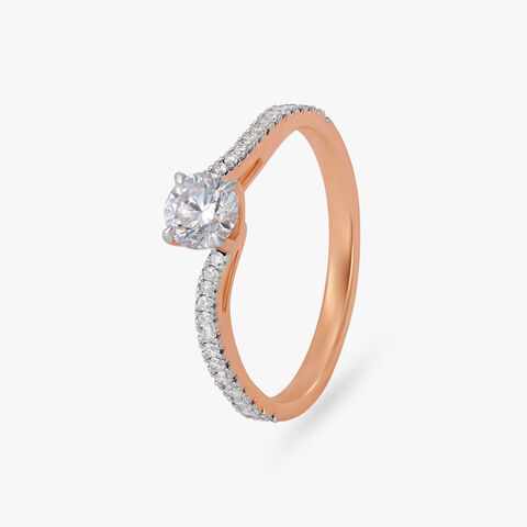 Dazzling Halo Celeste Solitaire Ring