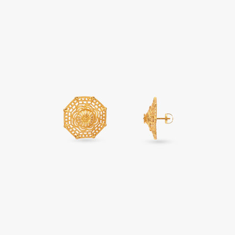 Mandap Bloom Gold Pasha Earrings