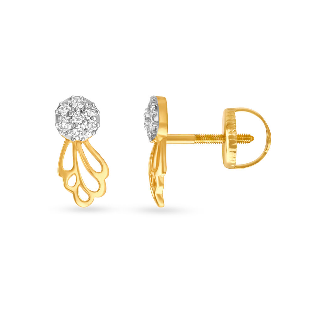 Baby earrings sales gold tanishq