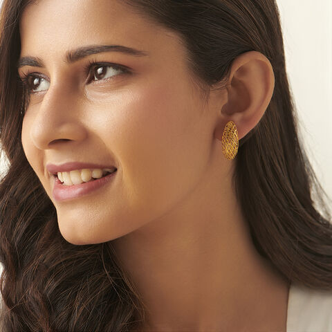Mystic Gold Hoop Earrings
