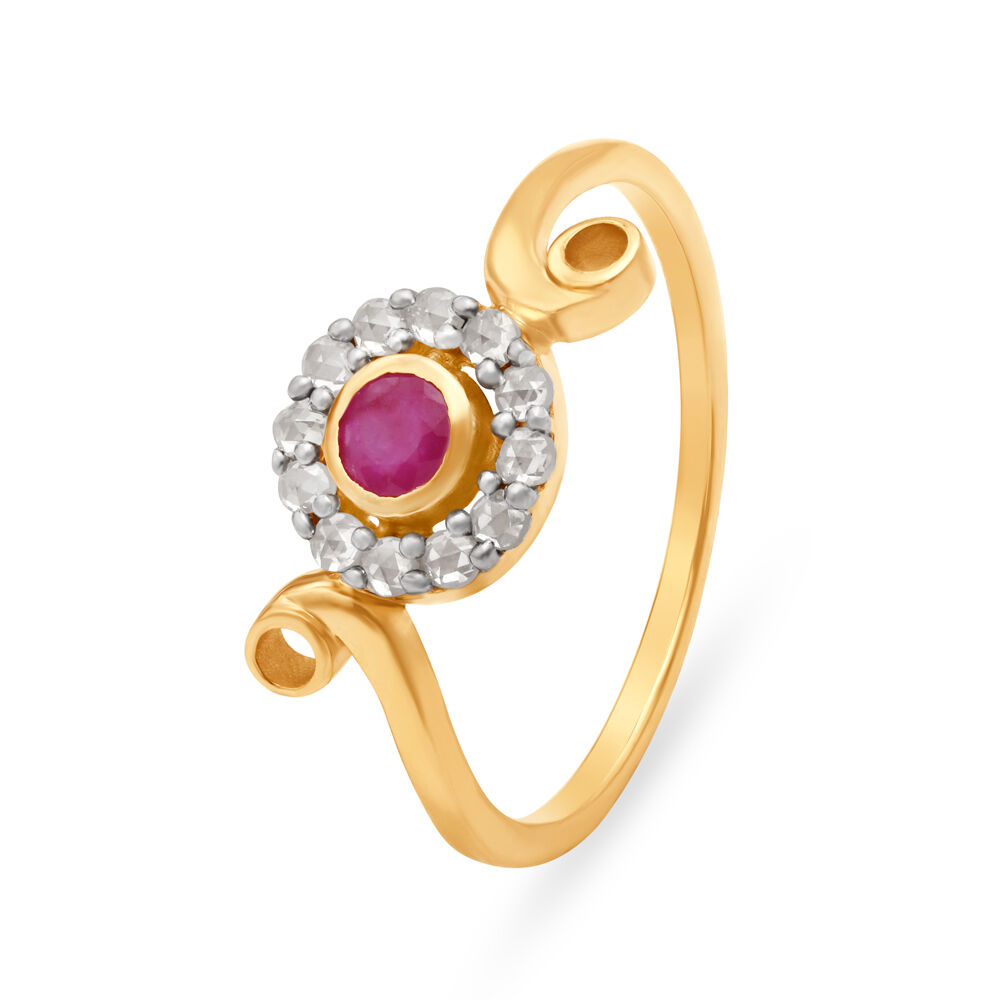 Ruby finger online rings tanishq
