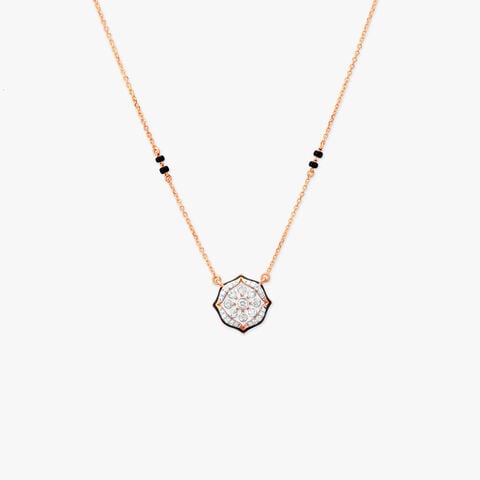 Crown Bloom Diamond Mangalsutra