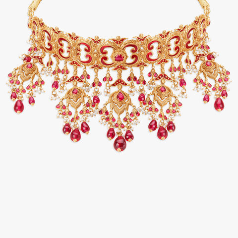 Royal Grandeur Gold Necklace Set