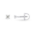 Traditional Floral Gold and Diamond Stud Earrings,,hi-res image number null