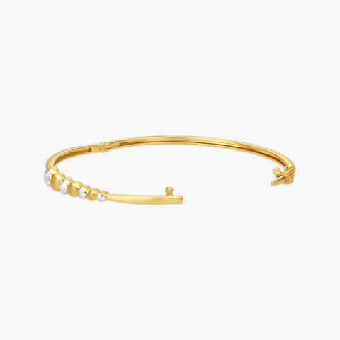 Sophisticated Dual Toned Bangle