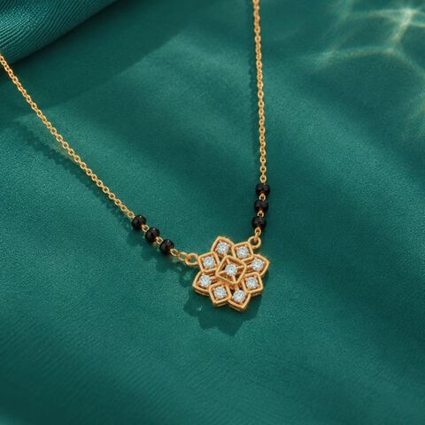 Mosaic Blossom Diamond Mangalsutra
