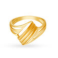 Charming Croissant Gold Ring,,hi-res image number null