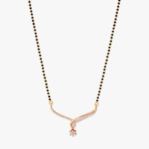 Stylish Floral Mangalsutra
