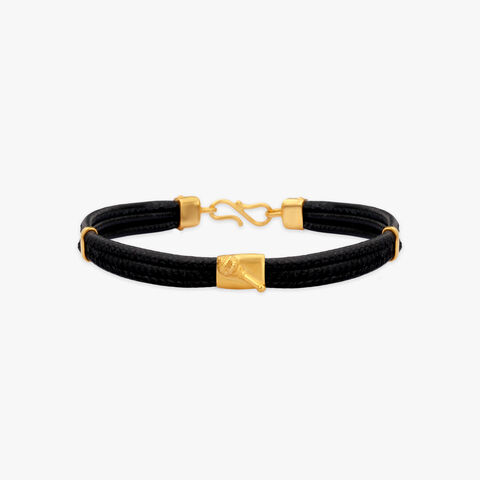 Veer Gada Gold Bracelet for Men