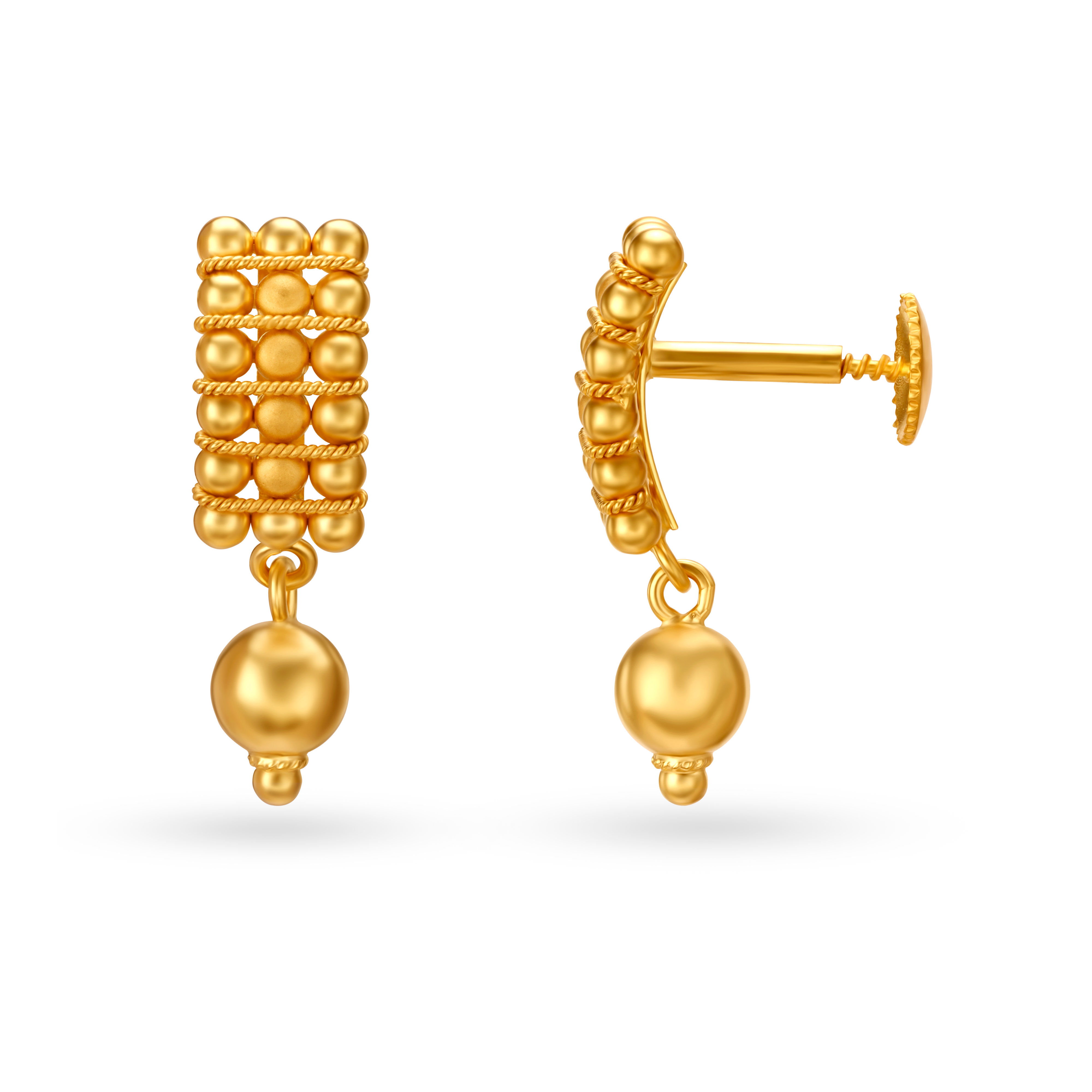 Daily wear earrings outlet gold with price